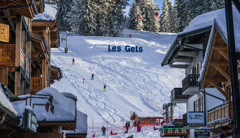 Les Gets ski slope