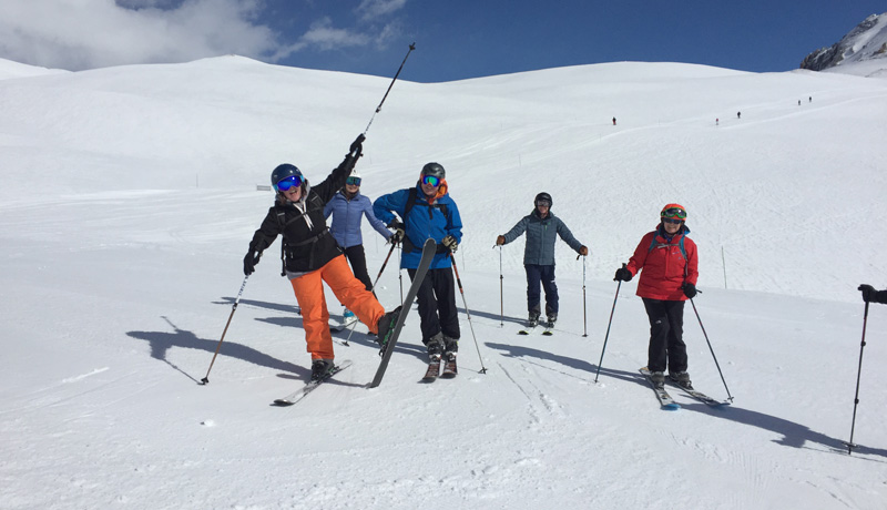 Ski Club GB Skier group