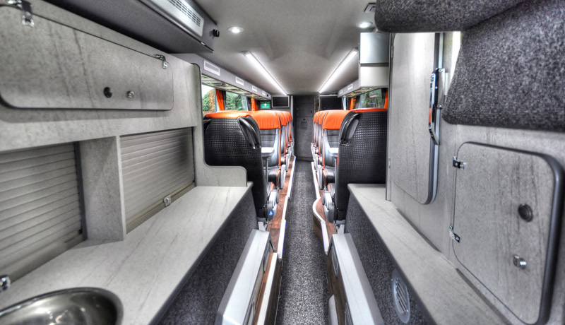 Snow Express coach interior