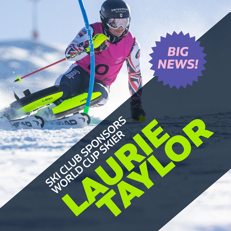Laurie Taylor Ski Club GB banner