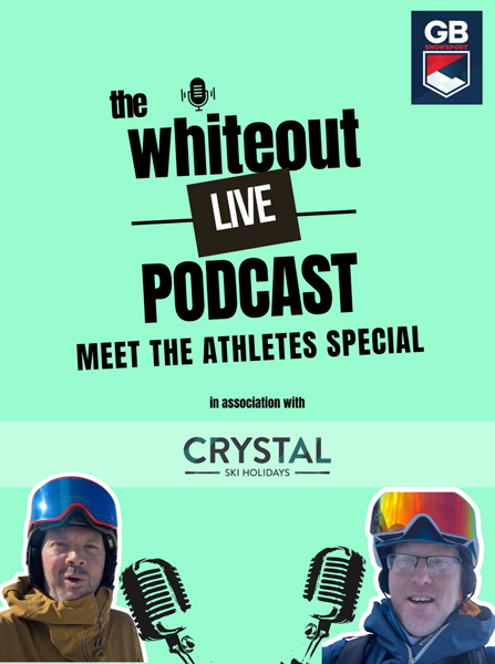The Whiteout Ski Podcast LIVE Event banner