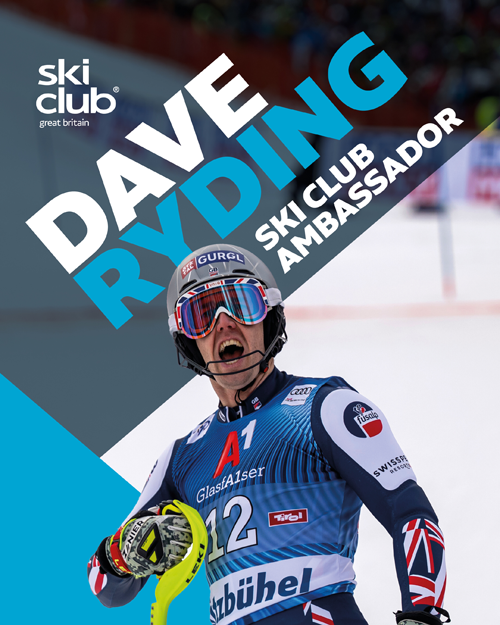 Dave Ryding Ski Club Ambassador Poster
