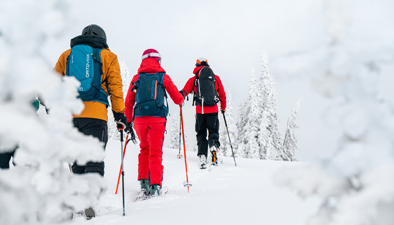 Click to view client WeTransfer image files Ski Club Freshtracks ski touring holiday